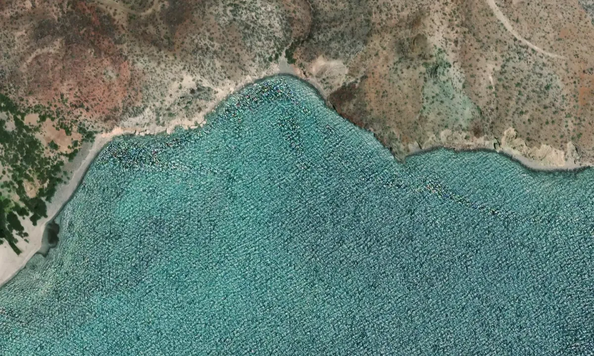 Satelite image of Punta Mangles
