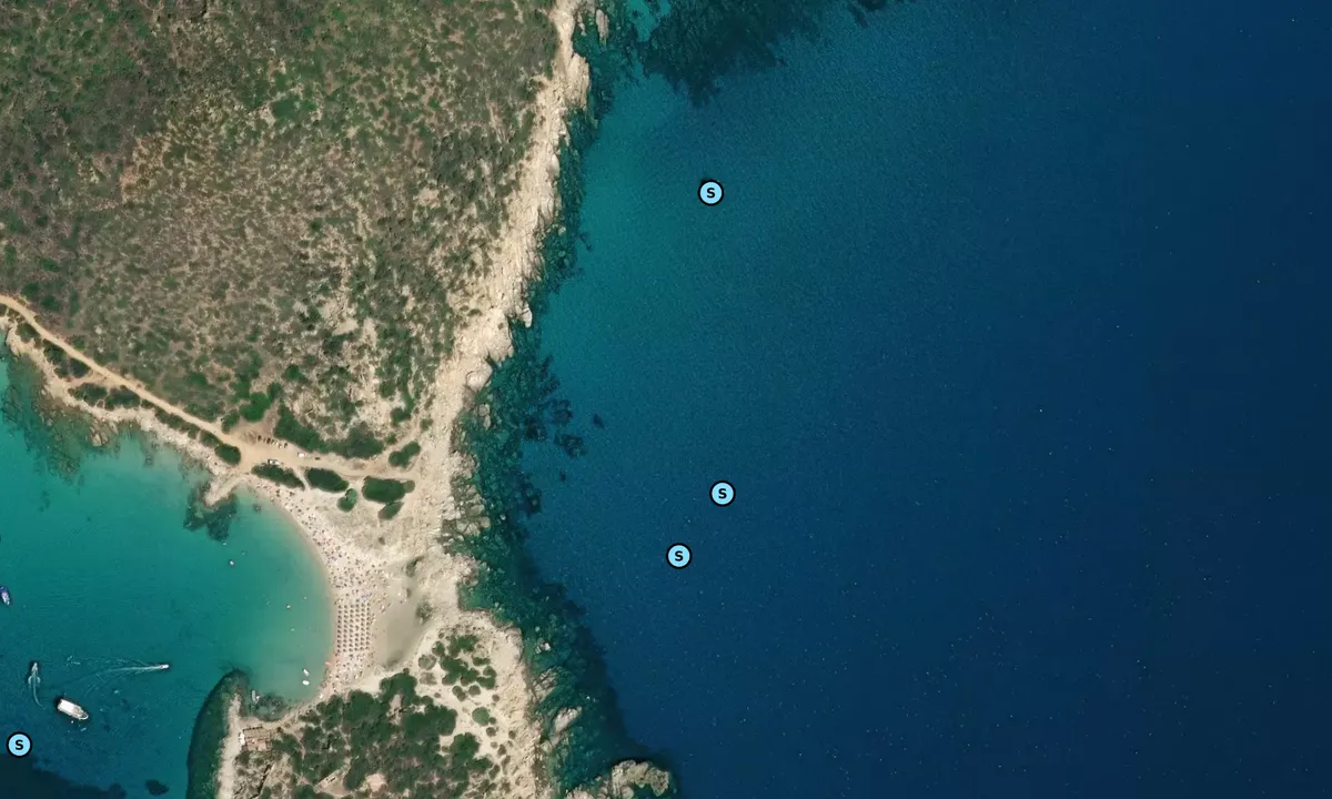 Satelite image of Punta Molentis Este