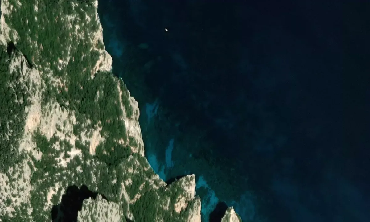 Satelite image of Punta Mudaloru Sud
