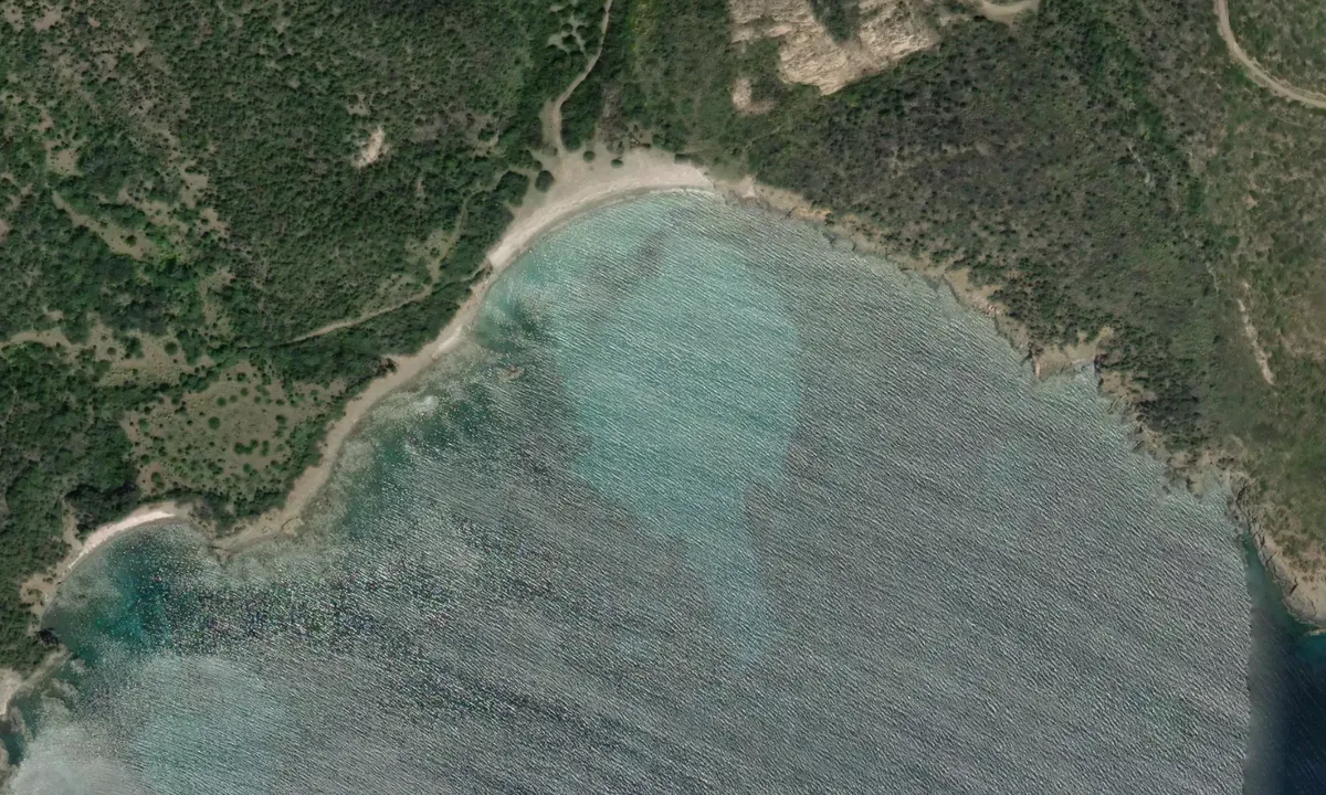 Flyfoto av Punta Pirastu