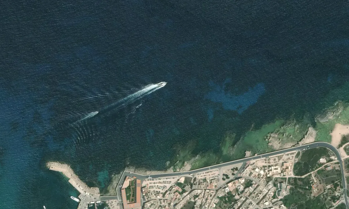 Flyfoto av Punta San Leonardo