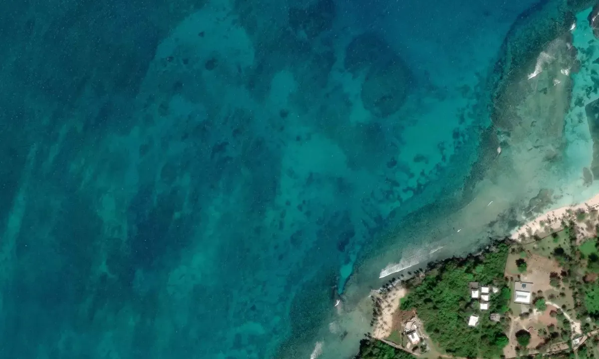 Satelite image of Puntas Las Galeras