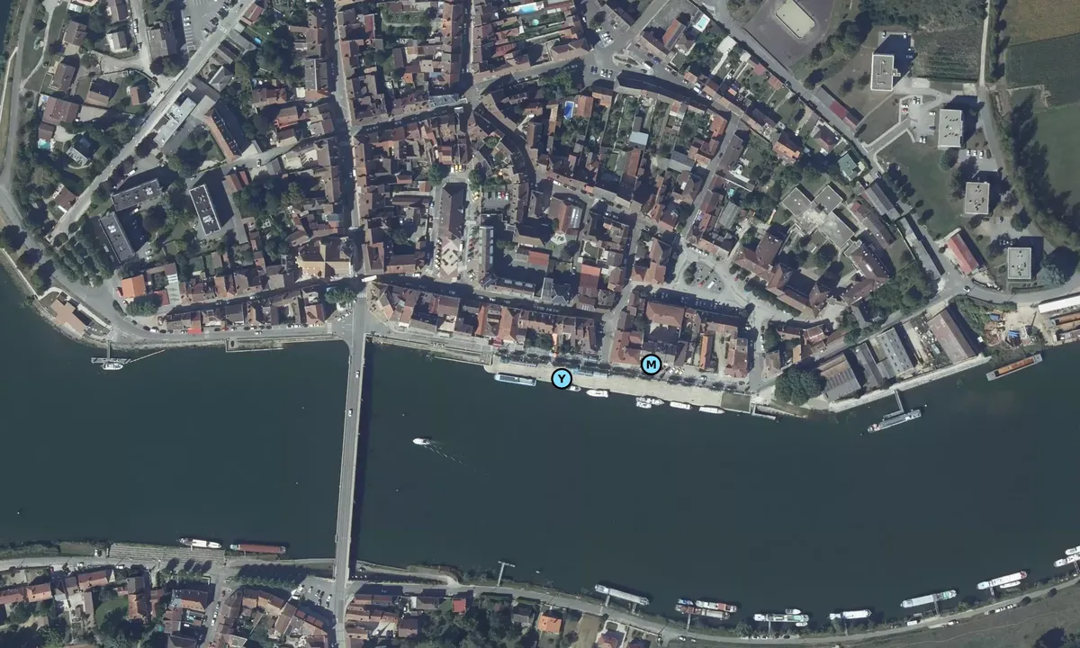 Satelite image of Quai St. Jean De Losne