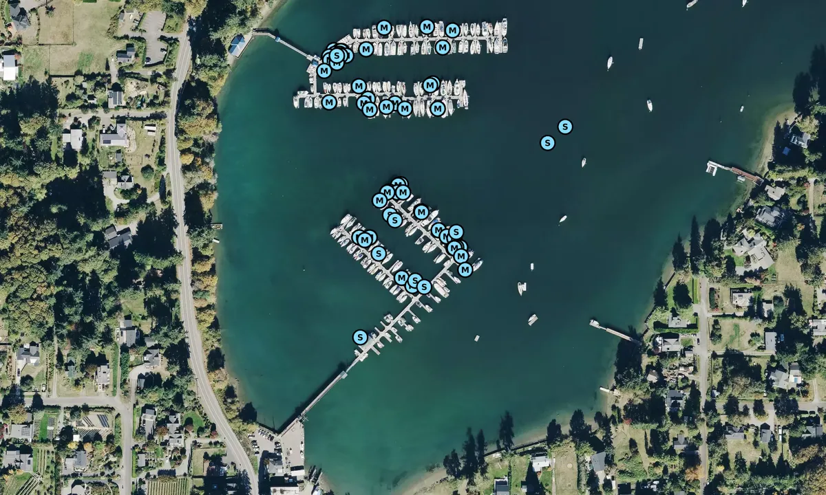 Satelite image of Quartermaster Marina
