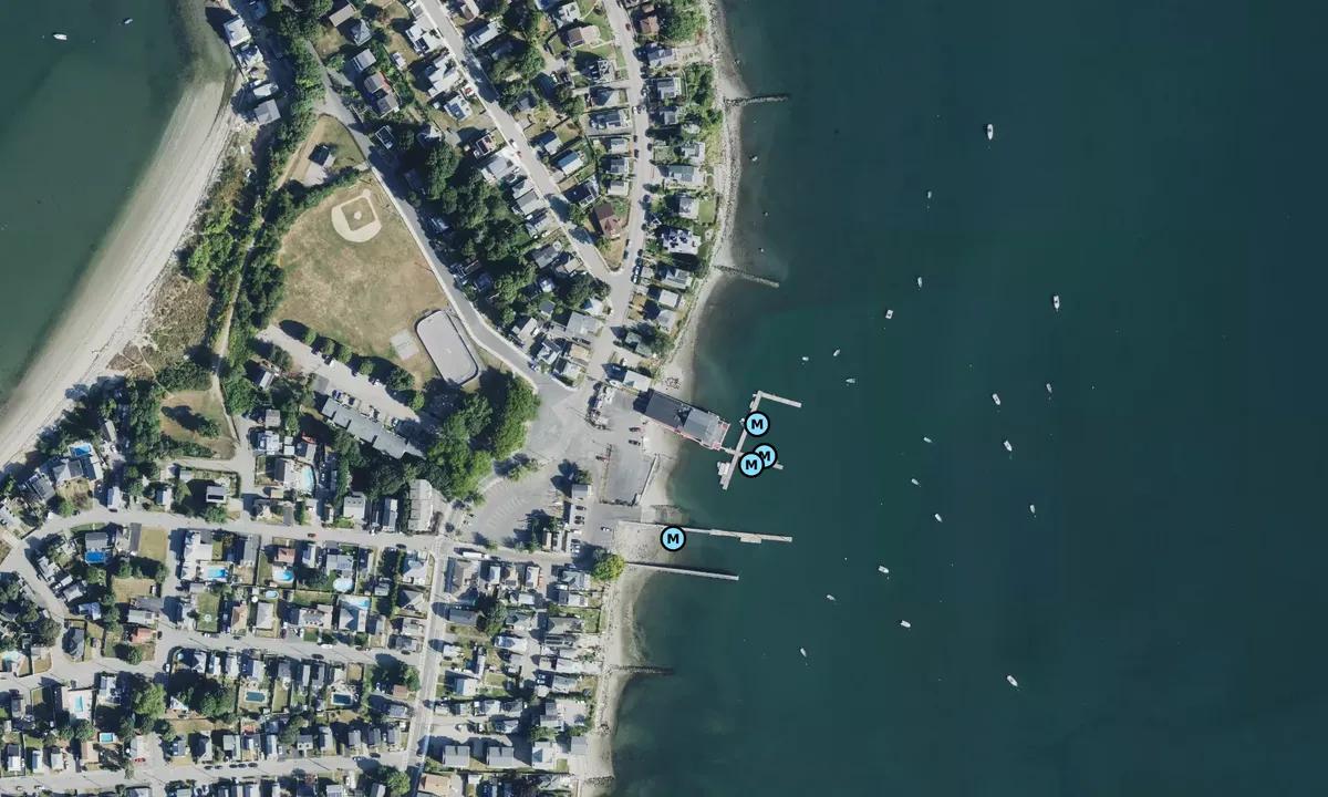 Satelite image of Quincy Yacht Club