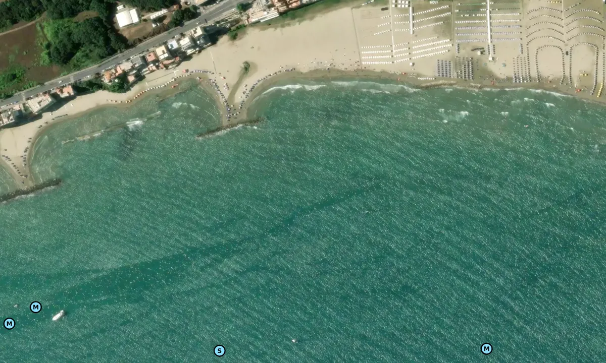 Satelite image of Rada di Nettuno
