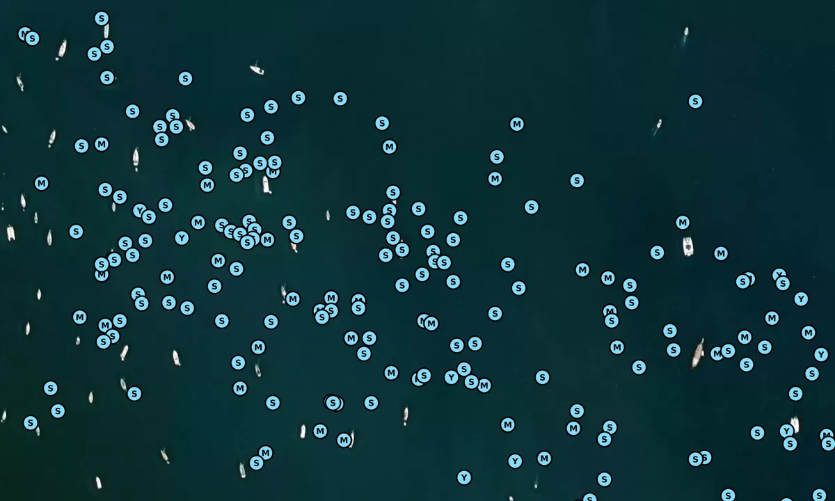 Satelite image of Rada di Portoferraio