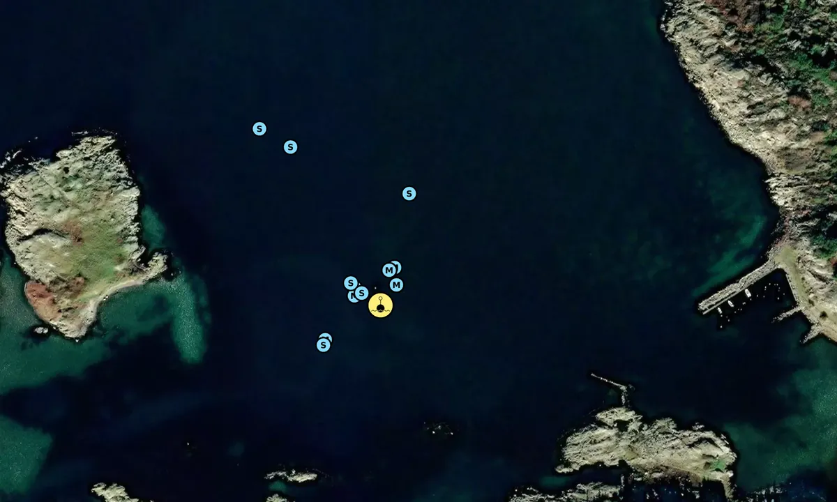 Satelite image of Råh:r - SXK Västkust bouy