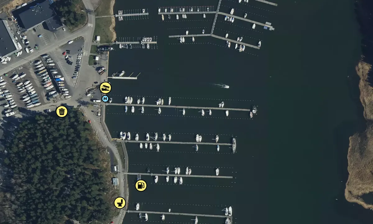 Satelite image of Raision venesatama