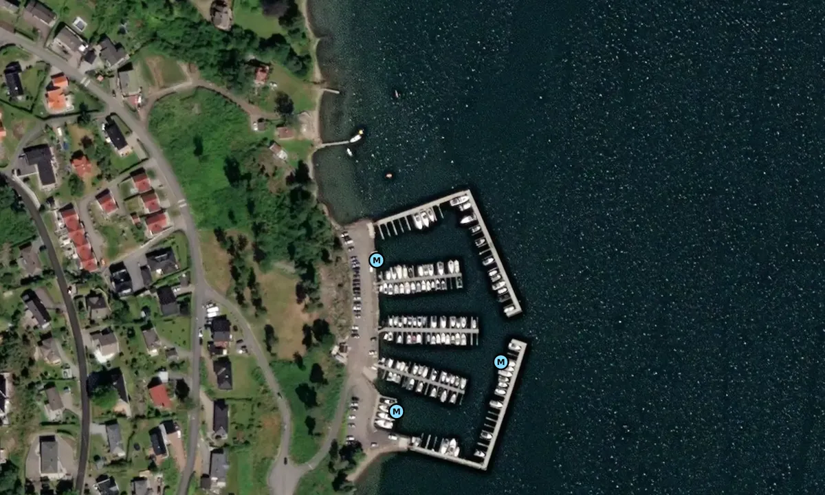 Satelite image of Rakkevik Småbåthavn - Vear