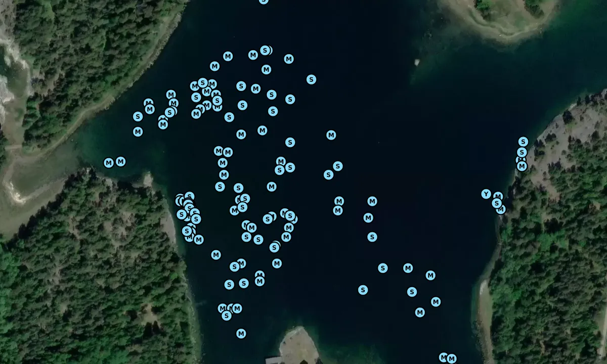 Satelite image of Rånö hamn