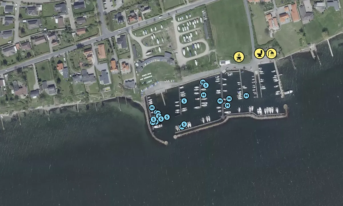 Satelite image of Rantzausminde Havn