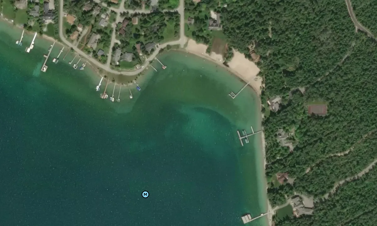 Satelite image of Raspberry Bay 1