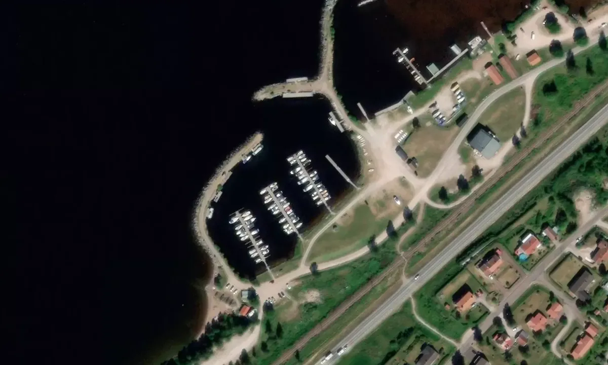 Satelite image of Rattviks båthamn