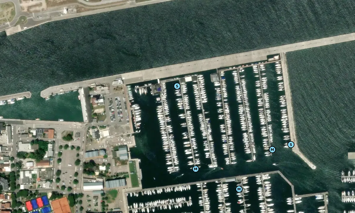 Satelite image of Ravenna Yacht Club