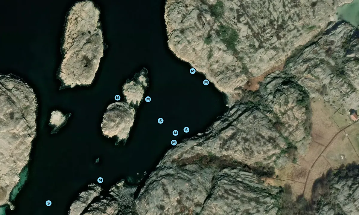 Satelite image of Rävhålet - Lilla Hamburgö