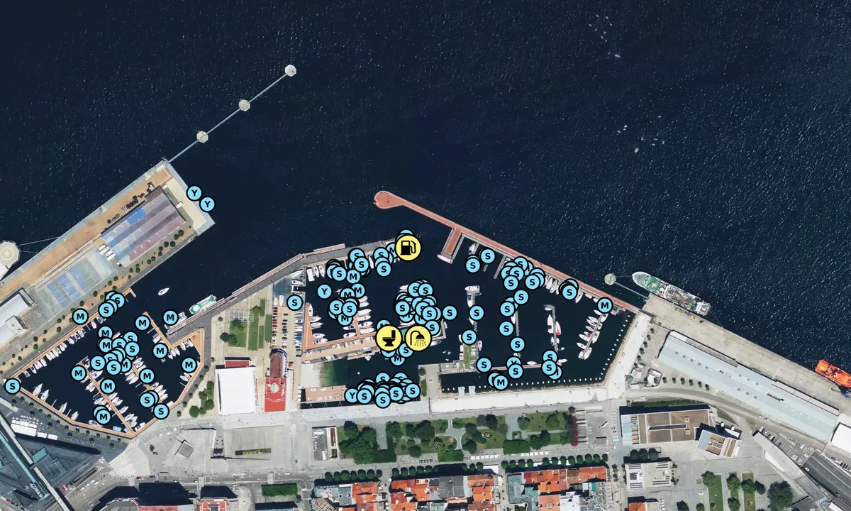 Satelite image of Real Club Nautico de Vigo - Pontevedra