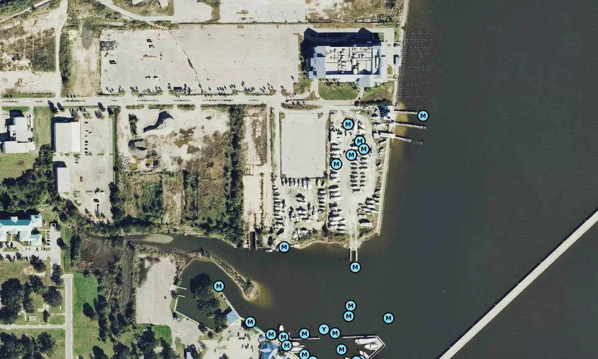 Satelite image of Rebel Boat Works