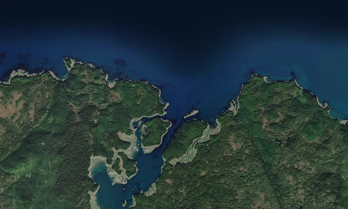 Flyfoto av Red Bay North