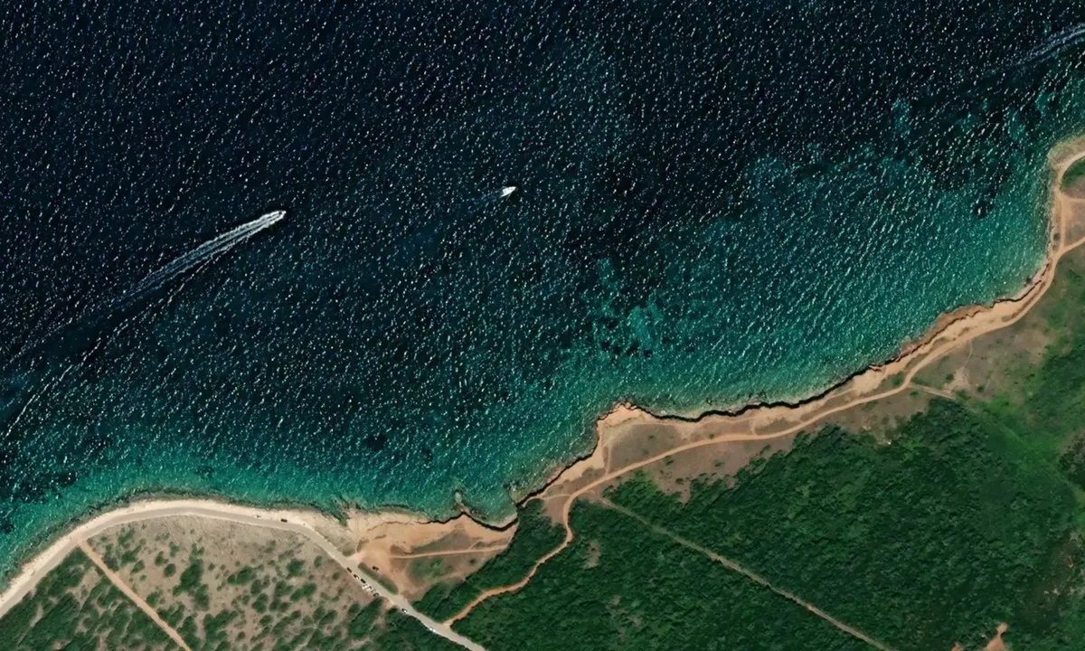 Satelite image of Red Stone