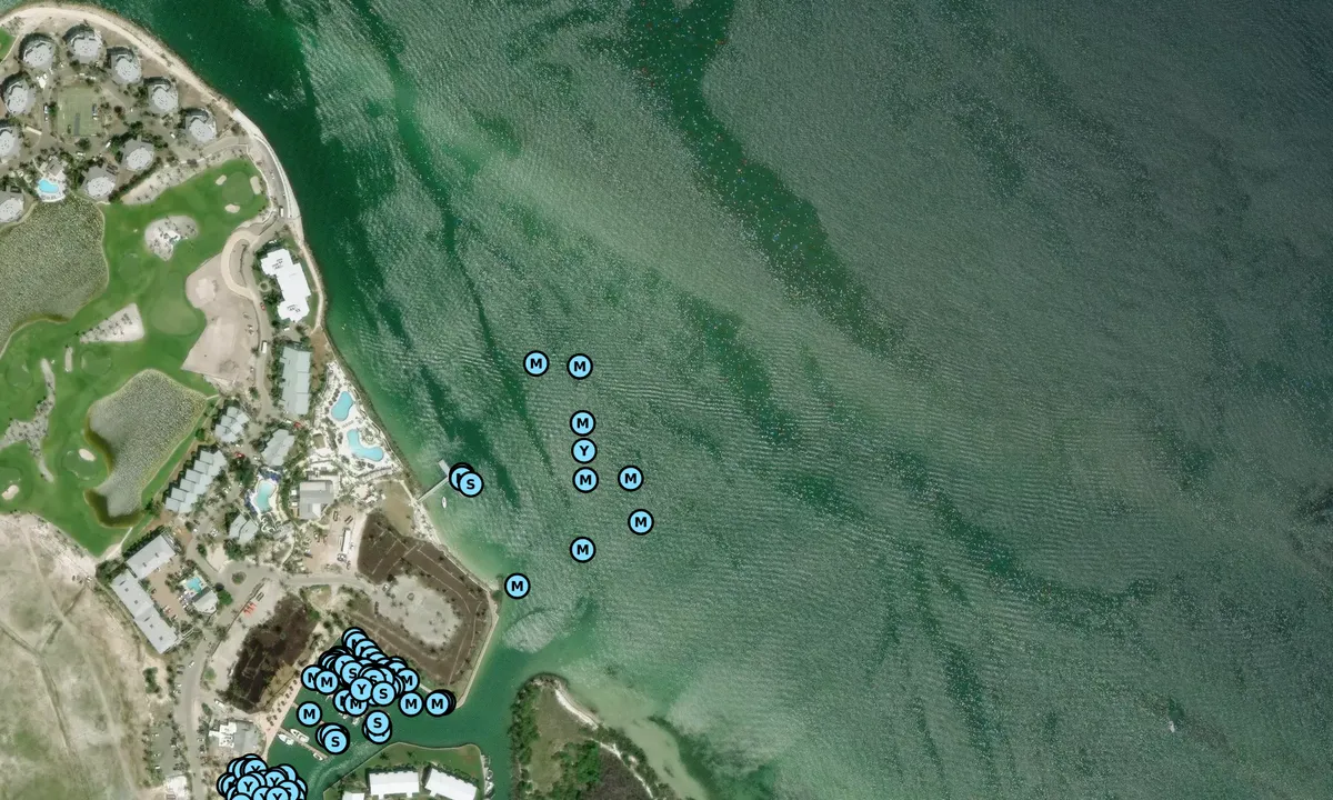 Satelite image of Redfish Pass
