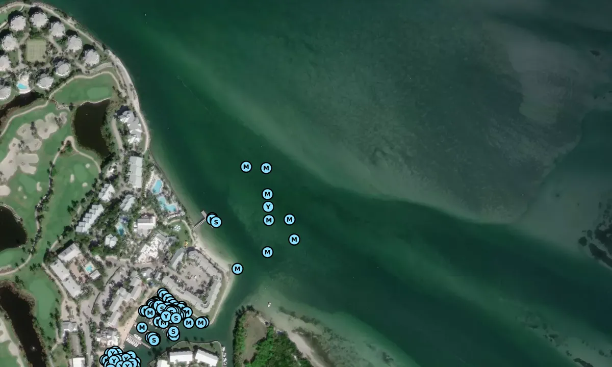Satelite image of Redfish Pass