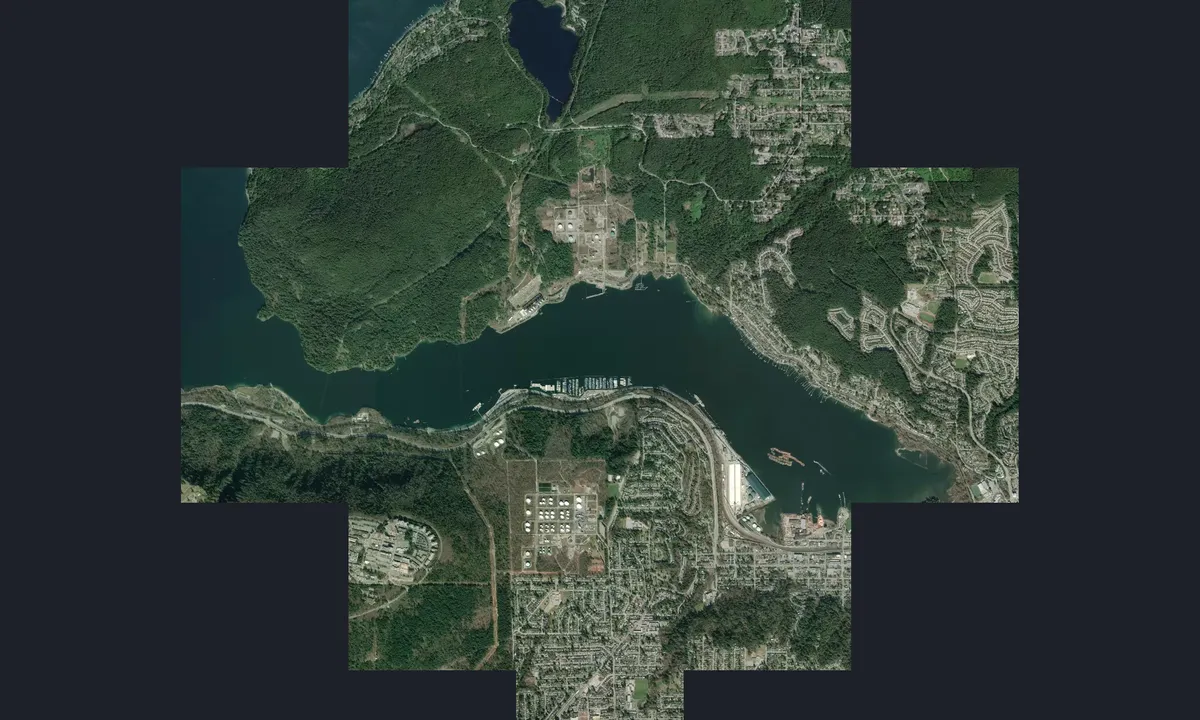 Flyfoto av Reed Point Marina