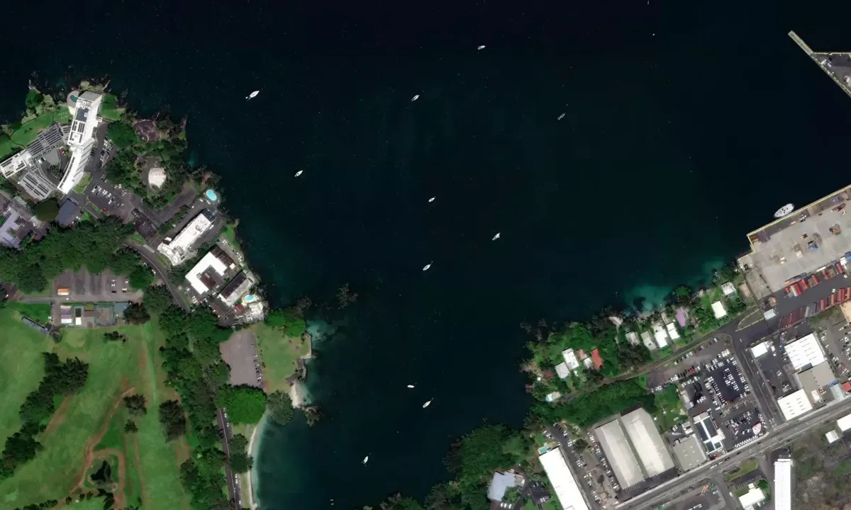 Satelite image of Reeds Bay