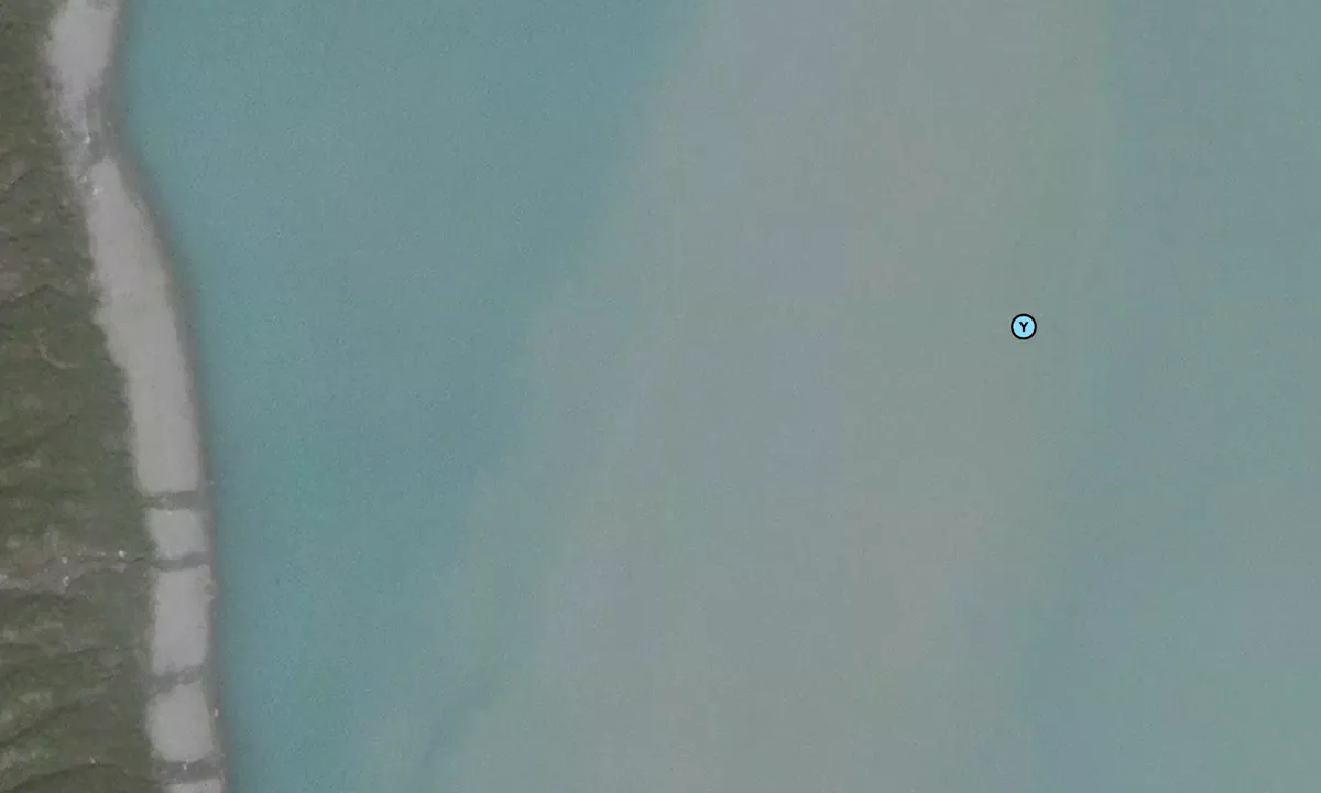 Satelite image of Reid Inlet Northwest