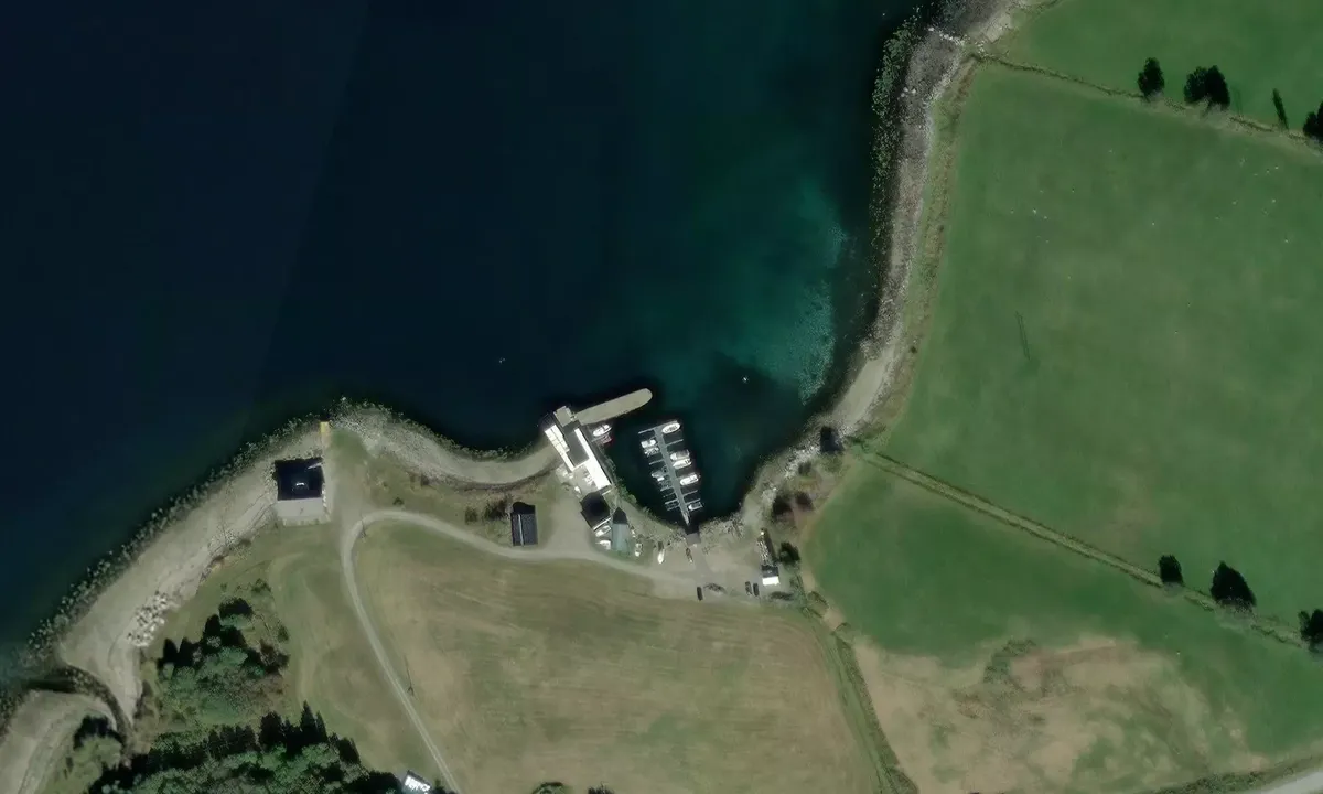 Satelite image of Rekdal småbåtlag