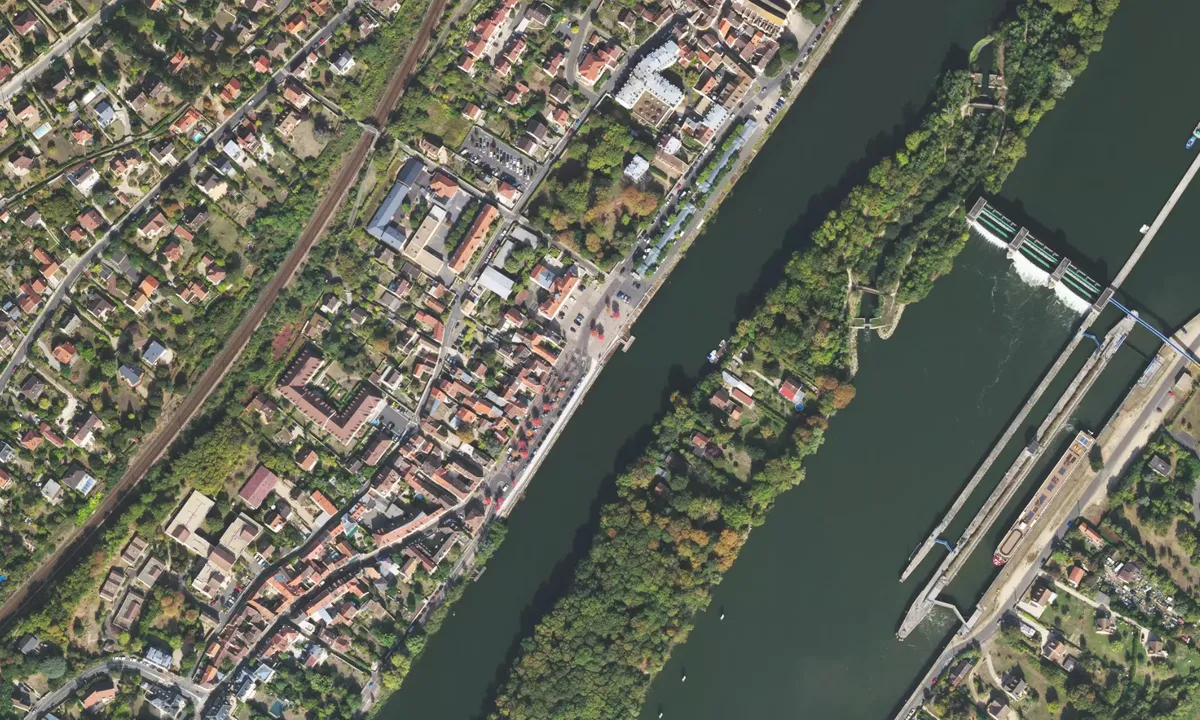 Flyfoto av Relais nautique Saint-Exupéry