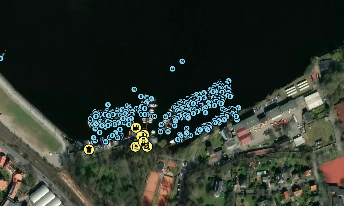 Satelite image of Rendsburg Marina