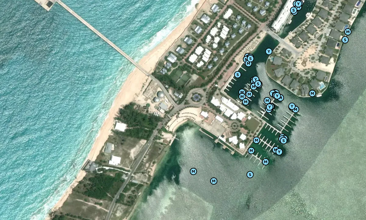 Satelite image of Resorts World Bimini