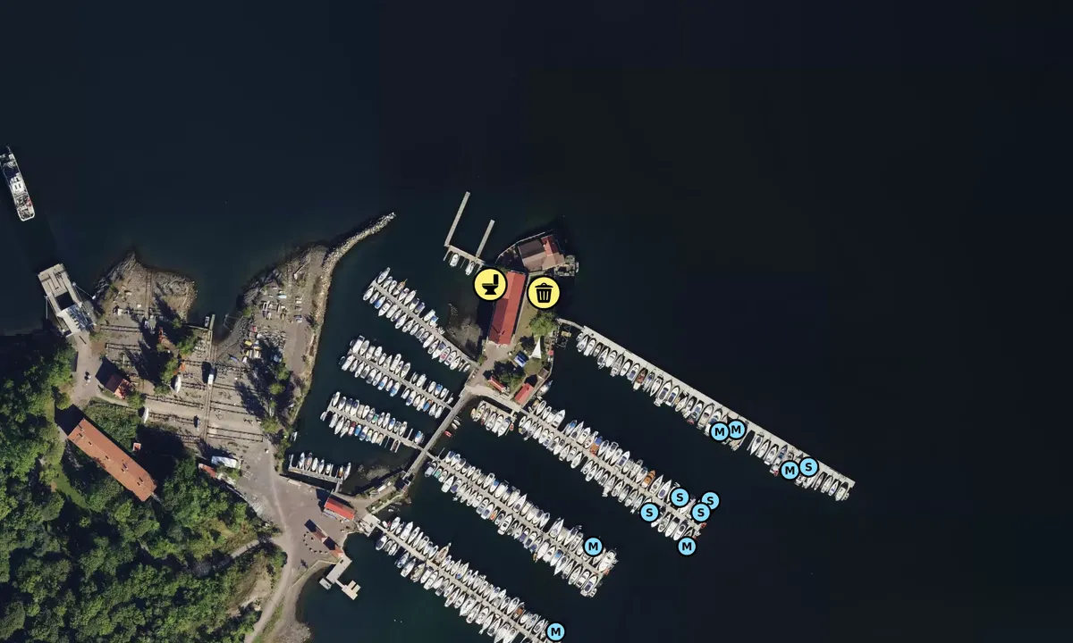 Satelite image of Revierhavnens Baatforening