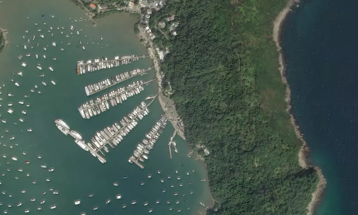 Satelite image of RHKYC Shelter Cove