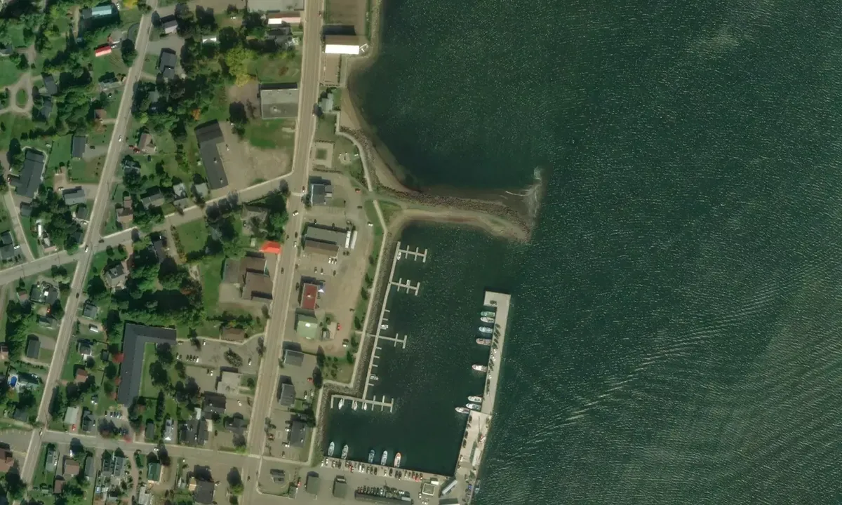 Satelite image of Richibucto Marina - Richibouctou