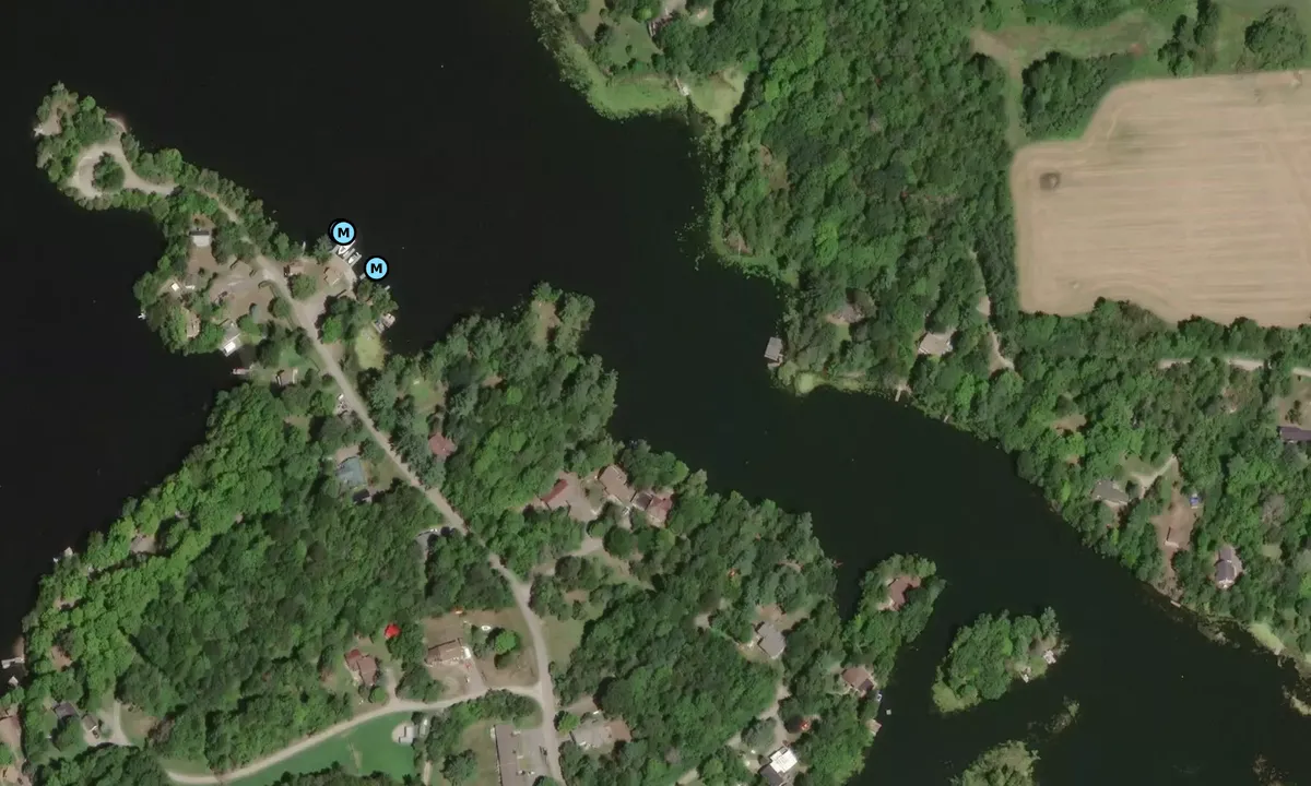 Satelite image of Rideau Breeze Marina