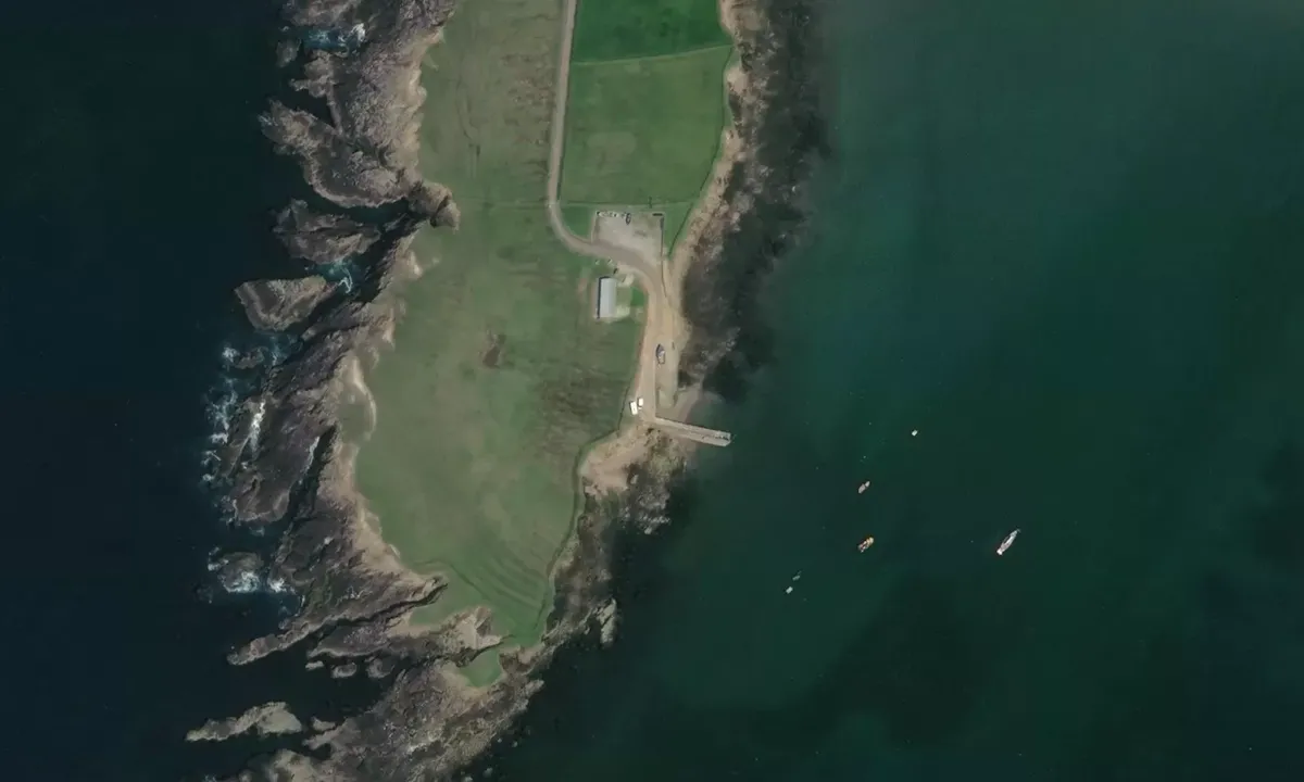 Satelite image of Rinroe Point 