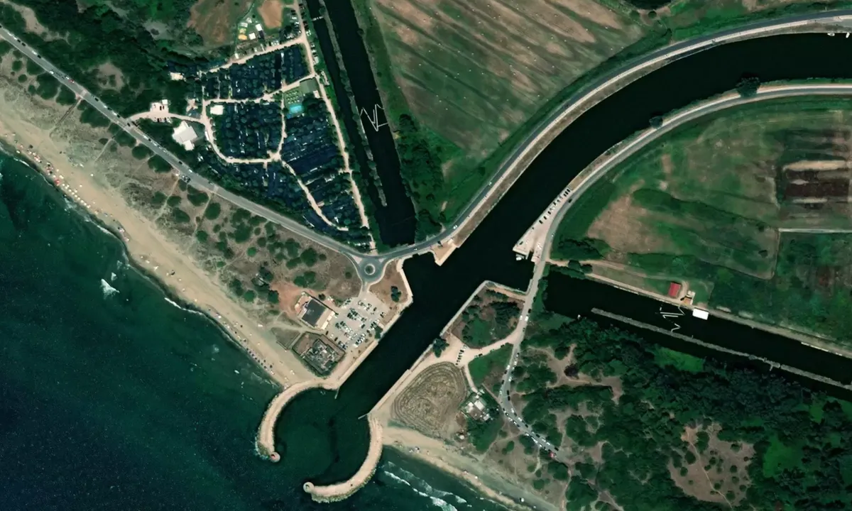 Satelite image of Rio Martino