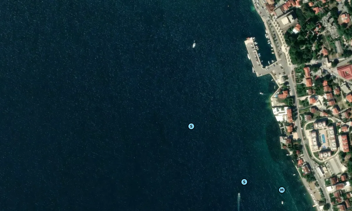 Satelite image of Risan