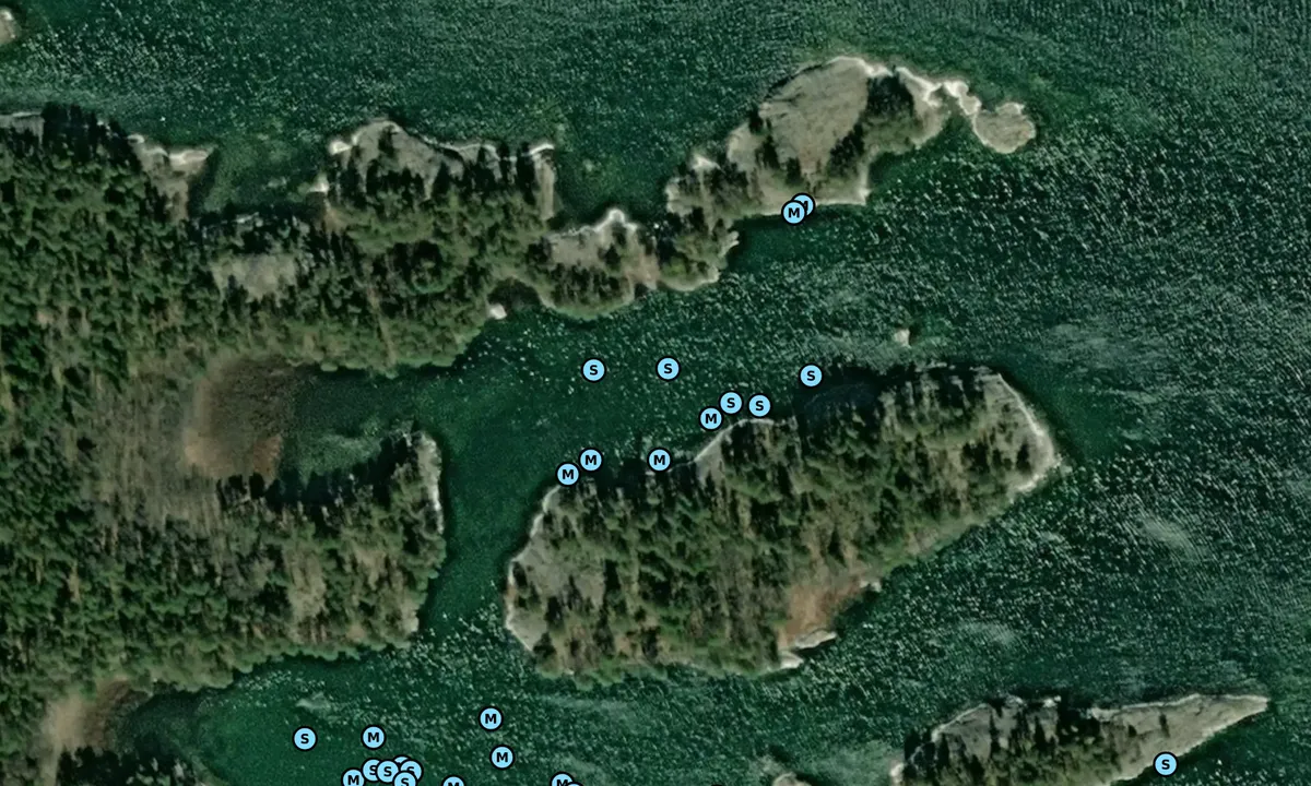 Satelite image of Risö - Grytsholmen