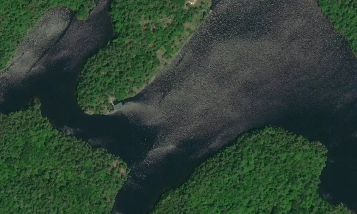 Satelite image of Ritchie Bay