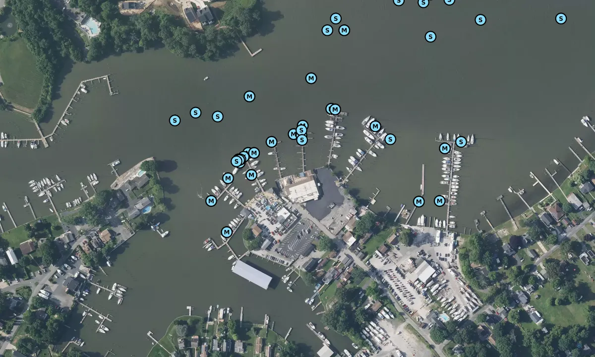 Satelite image of River Watch Restaurant and Marina
