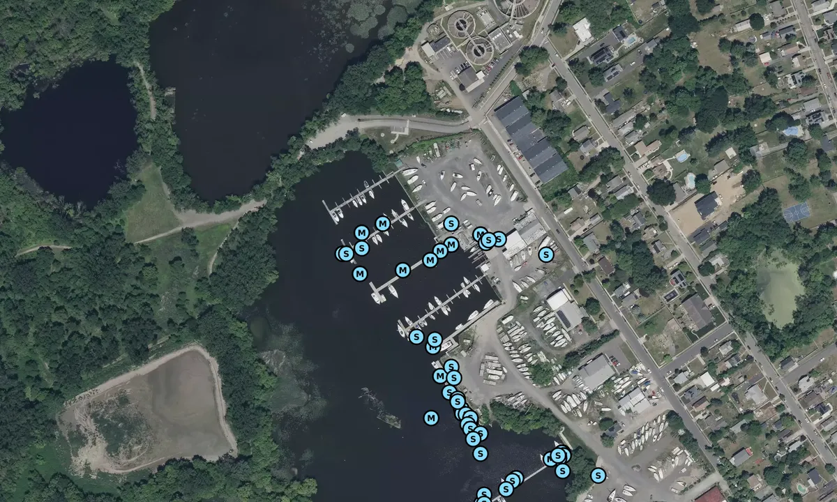 Satelite image of Riverside Marina - Delanco