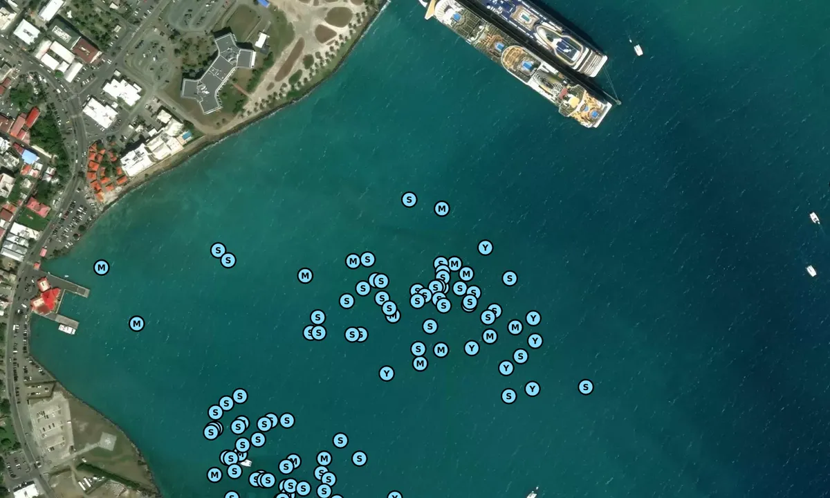 Satelite image of Road Town