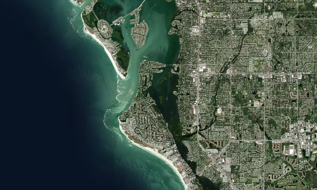 Flyfoto av Roberts Bay - Siesta Key