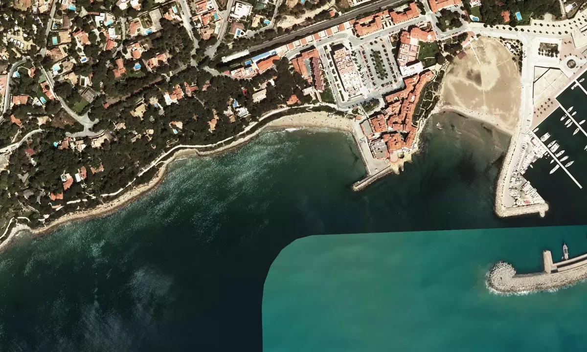 Flyfoto av Roc de Sant Gaieta