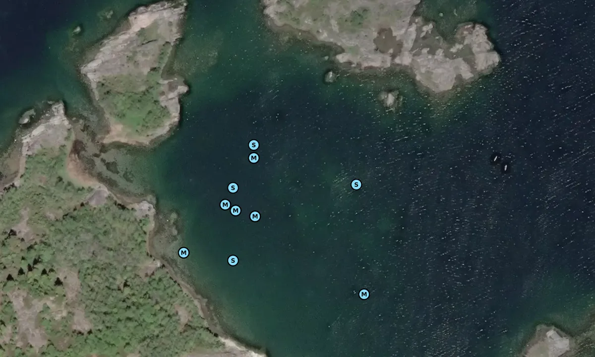 Satelite image of Rödlöga Storskär - Österkobben