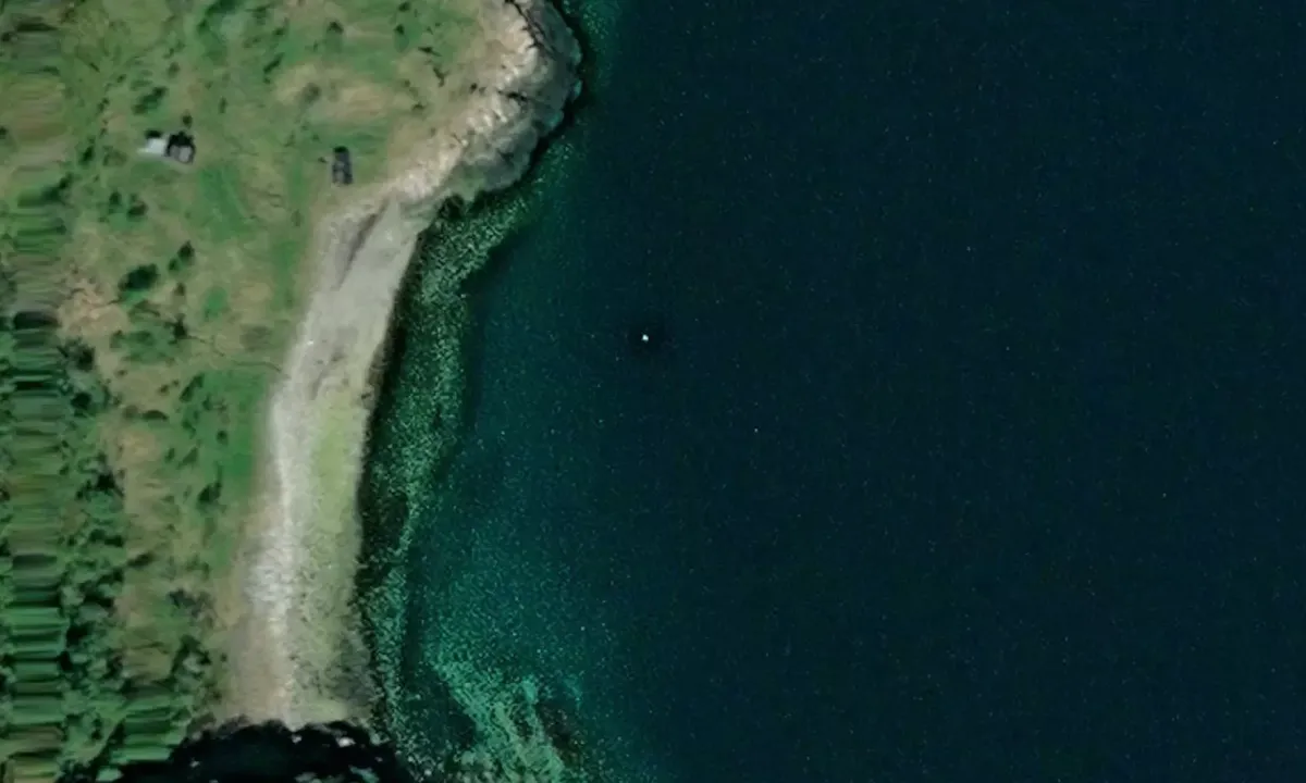 Satelite image of Rødøy været