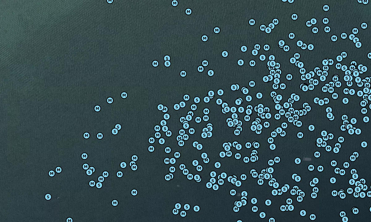 Satelite image of Rodriguez Key